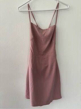 Revolve Superdown Mauve Open Back Mini Dress